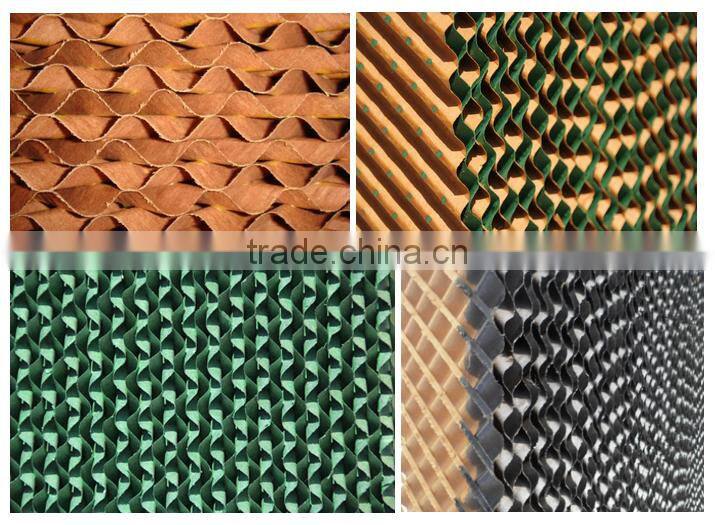 Wall mounted greenhouse cooling pad/agricultural equipment