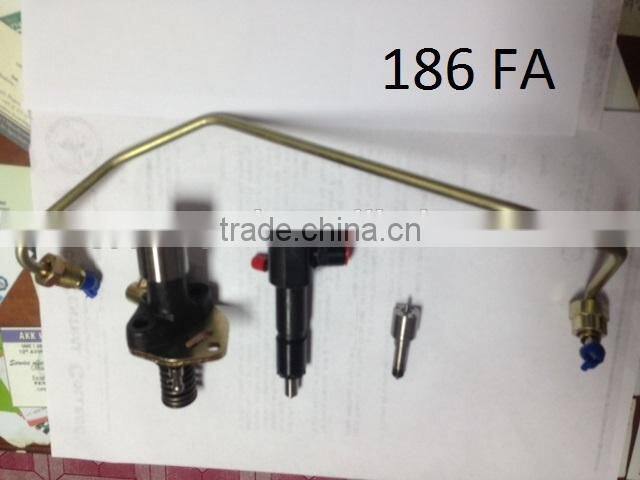 China best quality agricutural machinery of oil injector assy and oil pump assy, 186FA R180 oil injector assy and oil pump assy