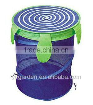 mesh pop up dirty laundry cartoon bag ,PE laundry bag, nelon laundry bag