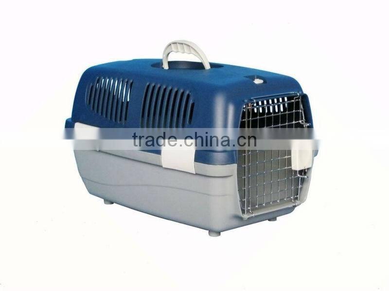 pet supplies wire plastic dog carrier for traveling