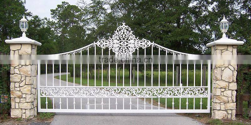 wrought iron Gate easy residential security gate