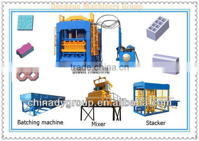 QT6-15B Automatic cement block and brick making machines(39 plants in India)
