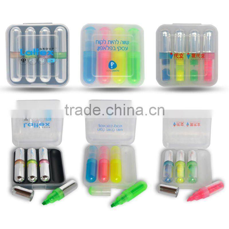 lipstick shape higlighter promotional gift