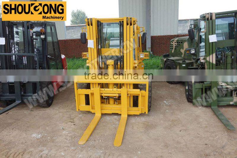 4WD Rough Terrain Forklift SG3500 Terrain pallet truck with CE