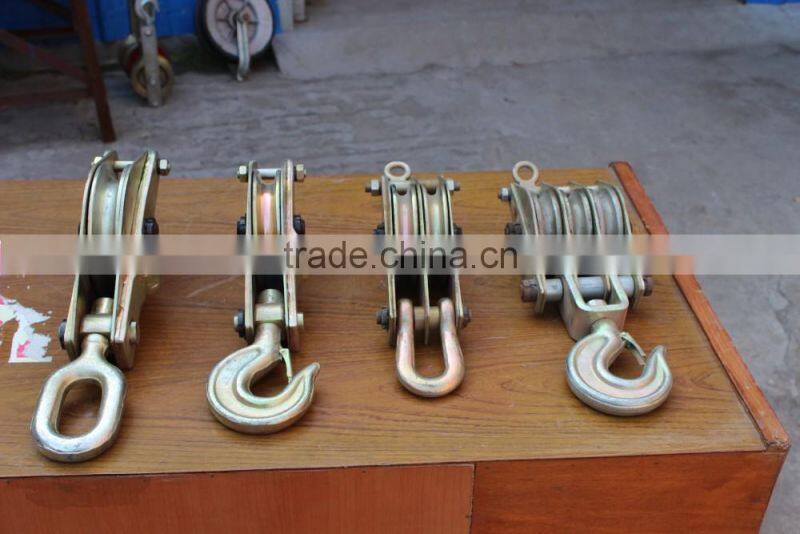 8Ton Hoisting tackle and pulley block for lifting rope