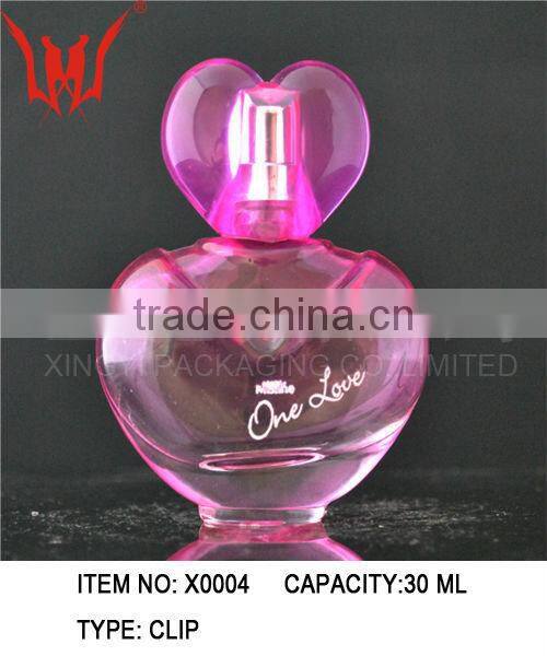 Heart Shape Glass Perfume Bottle Wholesa