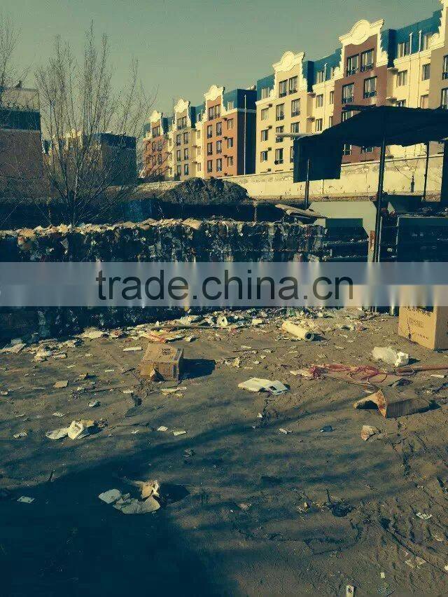 125T hydraulic horizontal baler,cardboard baling press machine