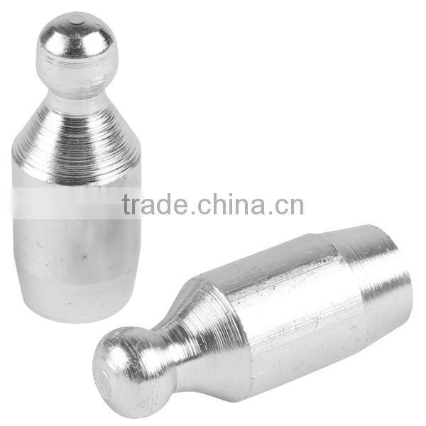 Universal Aluminum 2X/a Set silver Motorcycle Tyre Tire Valve Stem Caps 28*8 mm