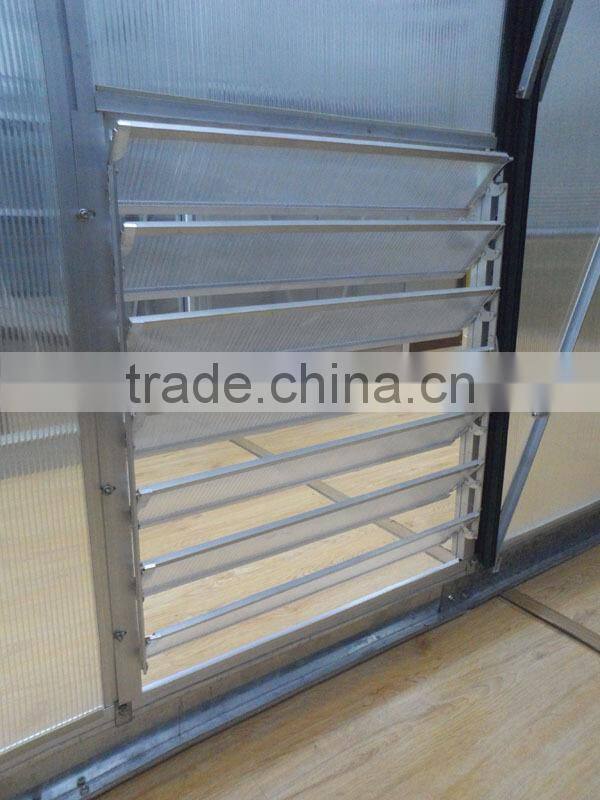 New style greenhouse aluminum glass louver windows
