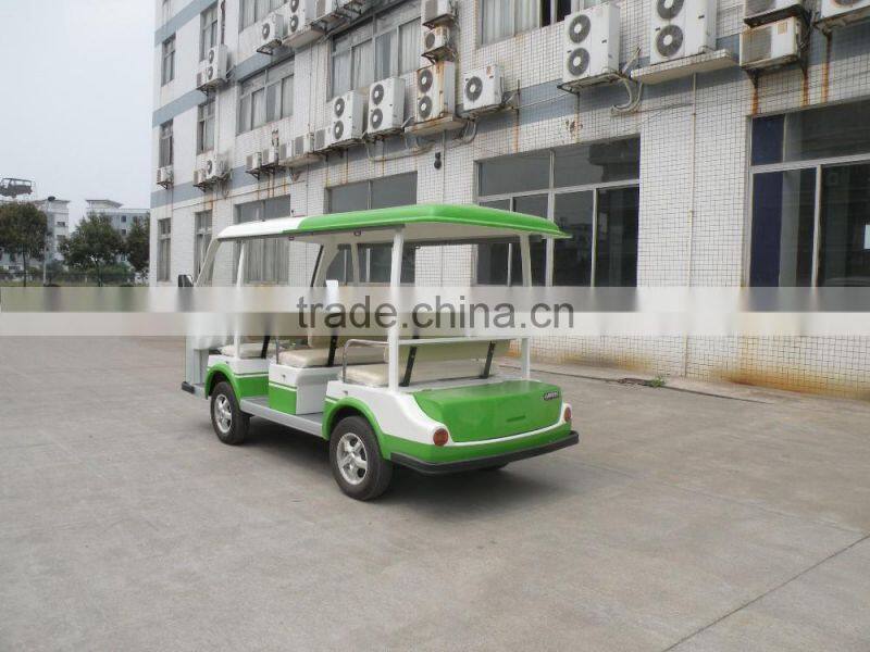 Hot sale sturdy chinese electric shuttle bus tourist mini bus