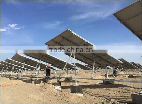 tracking solar system/PV solar panel Tilted Single Axis Linkage tracking system