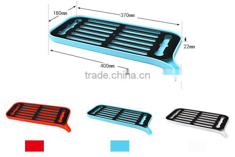 Kitchen Usage Bilayer Plastic Dish Rack For Dish Drying