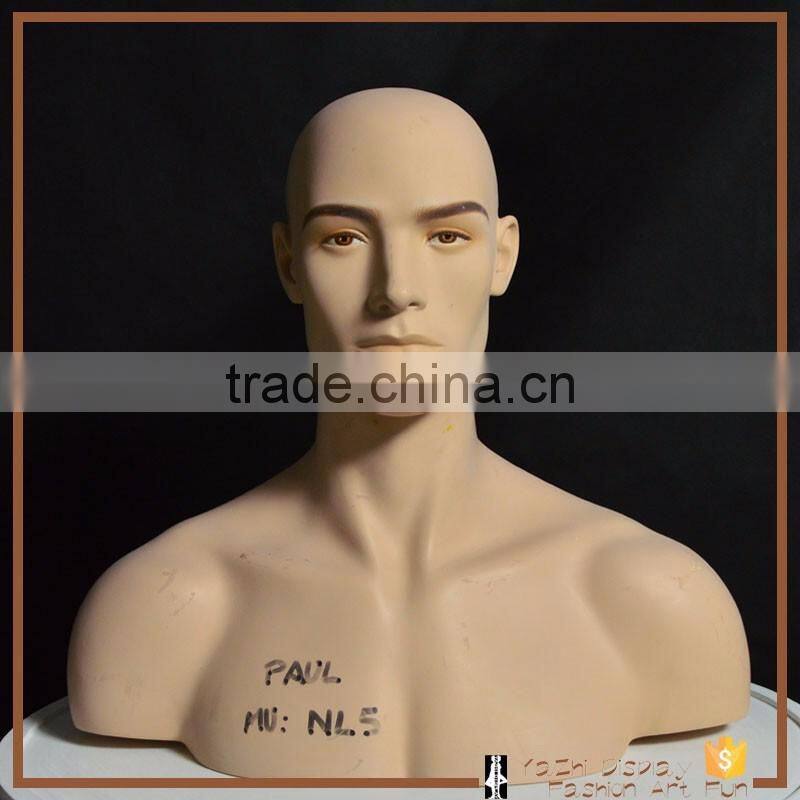 cheap lifelike make up mannequin head for VR glass display
