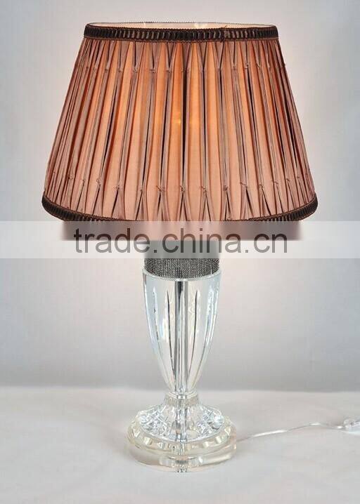 hot sale luxury hotel desk lamp in crystal