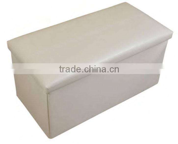 Wholesale High Quality PVC Foldable Storage Ottoman