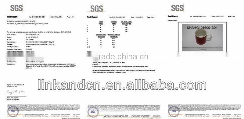 280ml beautiful tallceramic travel mug