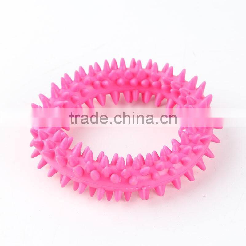 wholesale Best Selling wholesale soft rubber circle type chew dog pet toys