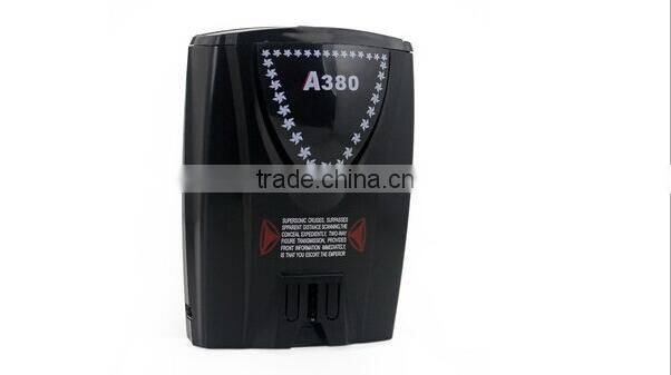 Portable A380 Radar Laser Detector Withe Voice Alert, Anti Speed Radar Detector With Warning unit