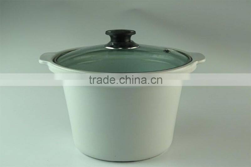 White Serveware Porcelain Serving soup Tureen with clear Lid