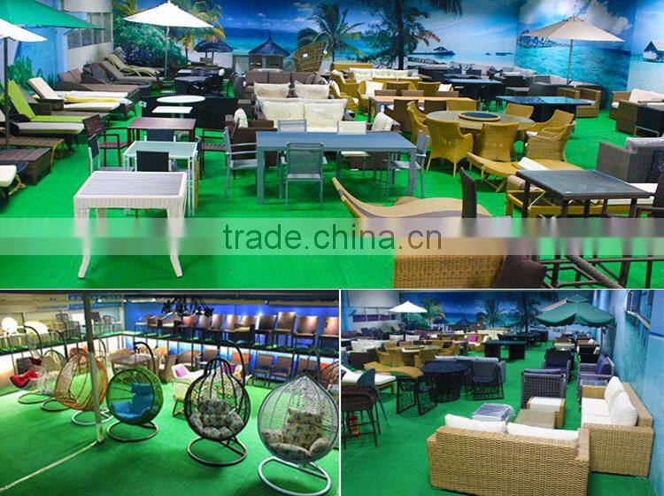 Garden furniture bistro coffee set rattan table and chair for sale