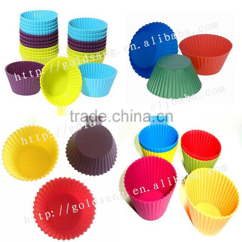 Colorful star multi shape silicone pizza pan cake molds