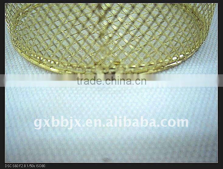 Gold iron wire decorative small mushroom craft