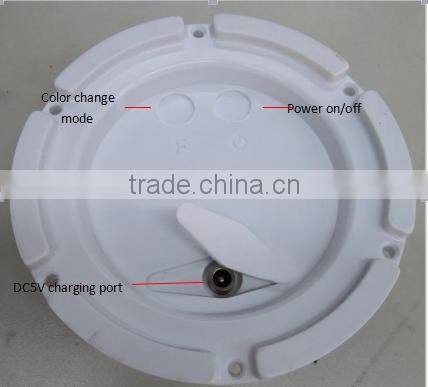 Outdoor LED lighted christmas decoration under table