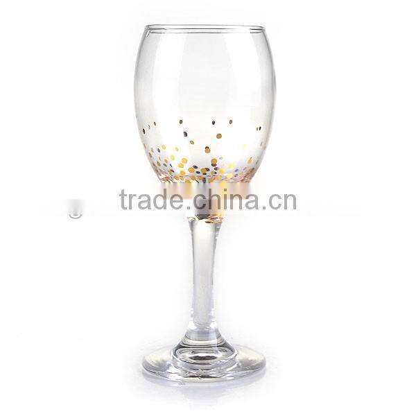 2016newest High water glass cup paste golden decal
