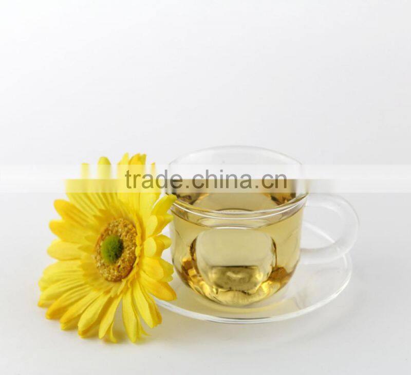 double wall glass coffee cup and saucer