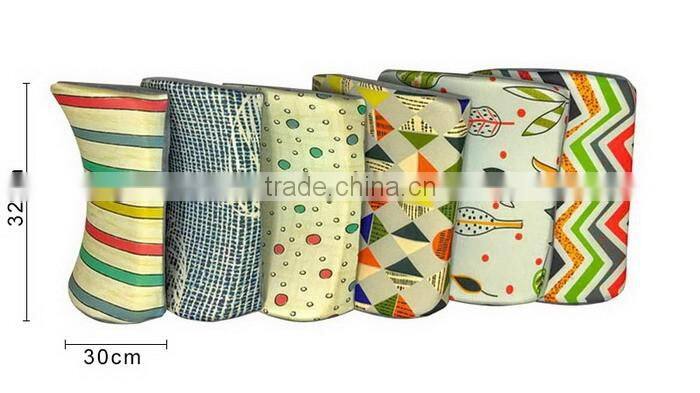 Soft Polyester Fabric Car Neck Pillow Car Headrest Neck Support Pillow