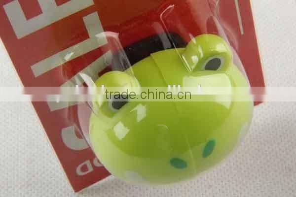 Frog shaped plastic toothbrush holder