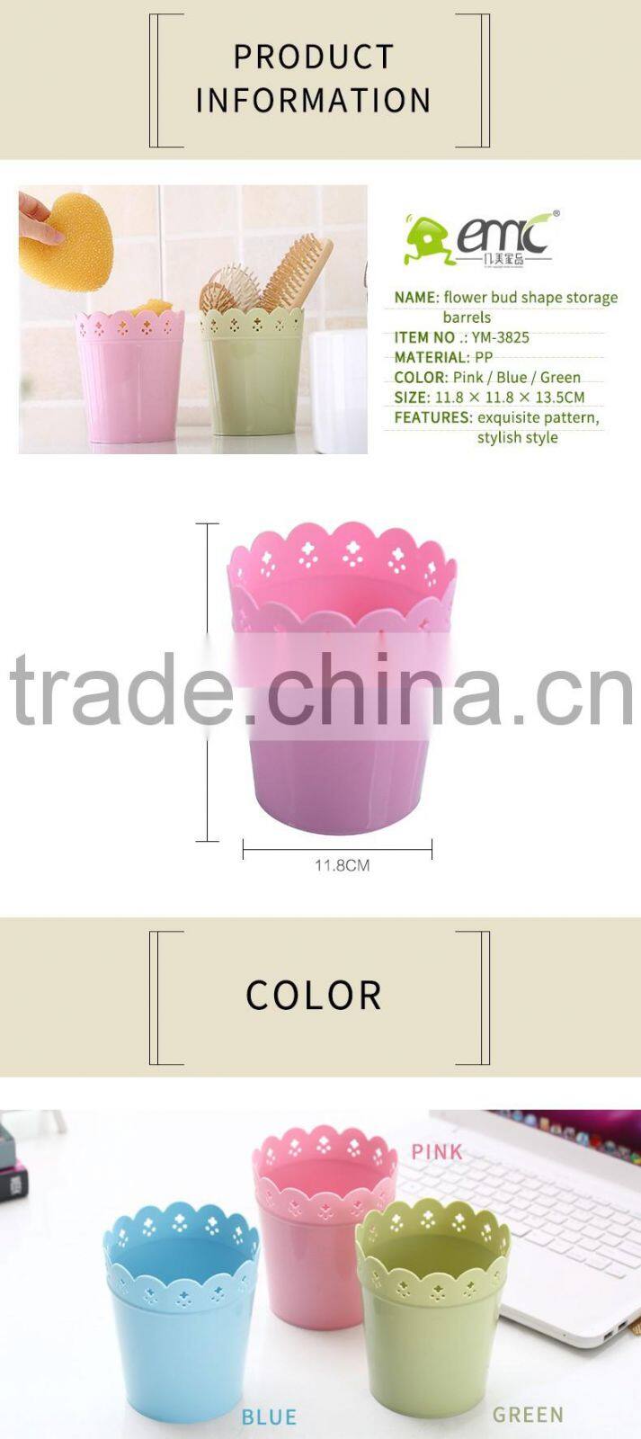 High quality desktop storage box/mini plastic flower pot