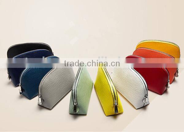 wholesale small quantity black real leather bag, fashion mens leather toiletry bag wholesale