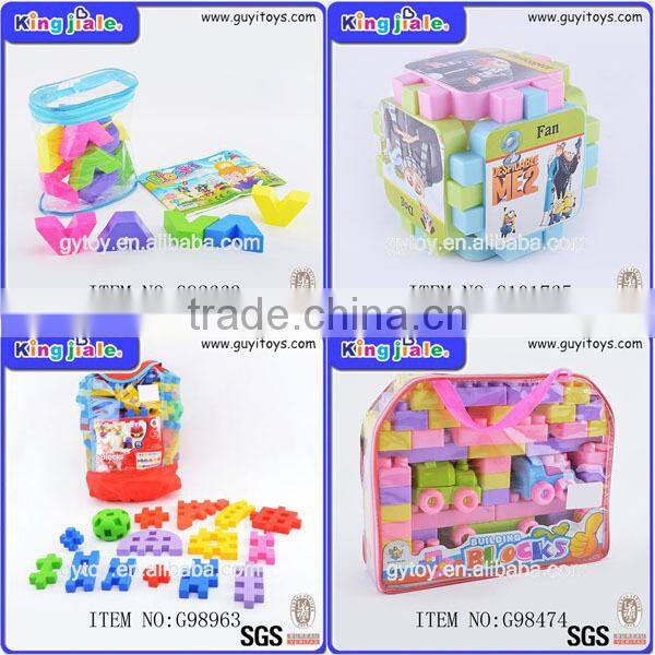 Durable using low price toys rubber building blocks