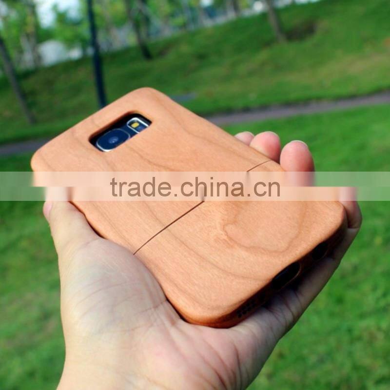 Classical Chinese walnut/bamboo/rosewood/cherry/maya cell phone case for Samsung