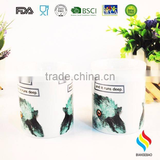 Ceramic sublimation mug with customer printing