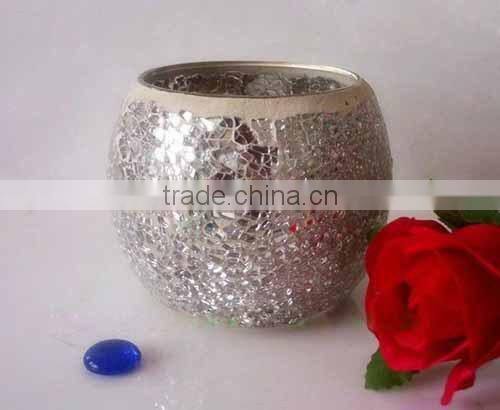 High quality different size pineapple shape candle glass holder