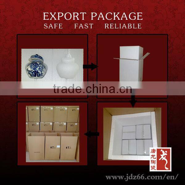 Chinese Hand painted Tall Porcelain Large Floor Vases for Home Decor