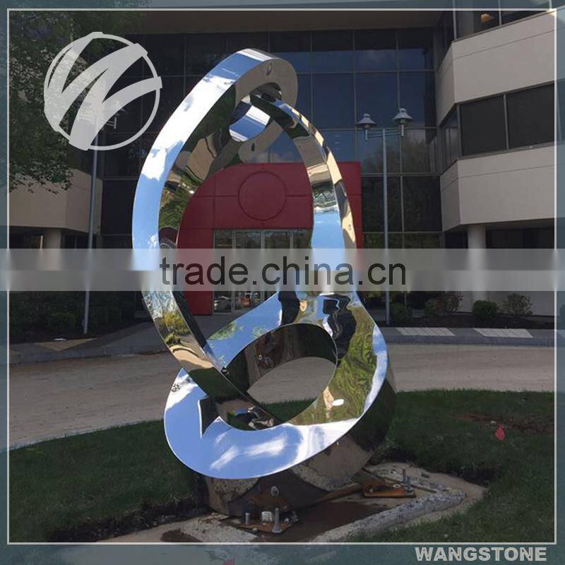 Stainless Steel Outdoor Abstract Garden Metal Sculpture