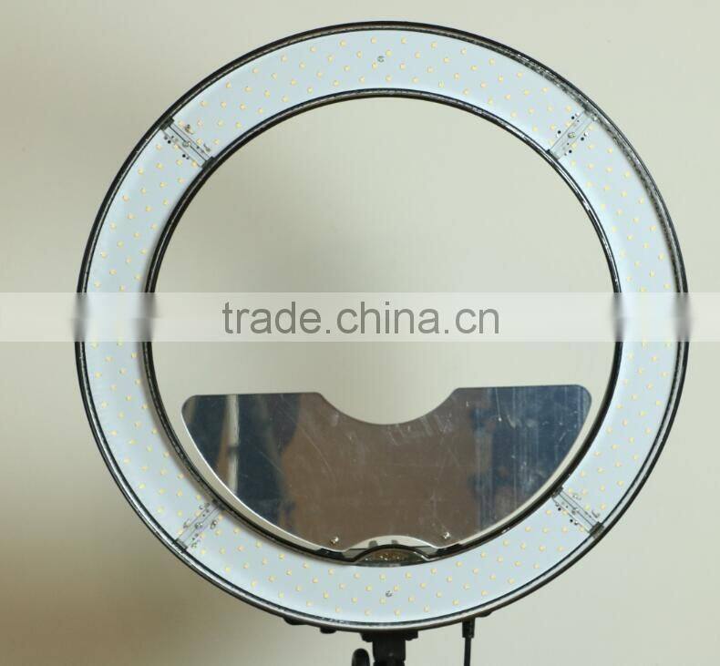 18" RING LIGHT Dimmable Camera Photo/Video 18 inches/48 centimeters Outer 55W 240 Pieces LED SMD Ring Light 5500K Dimmable Ring