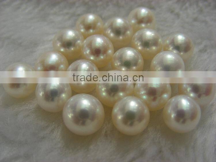 6-7mm white round freshwater pearl