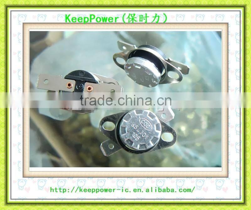 Temperature sensor Controller KSD301250V10A Sudden jump-type thermostat, electric kettle temperature control switch NO+NC