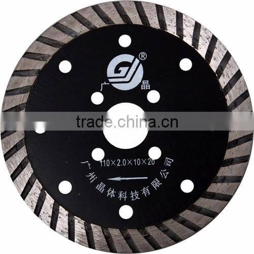 Guangjing Long Life 110mm Gold Turbo Blade Saw Blade Circular