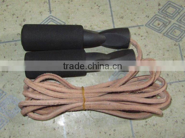 (HOT SALES!)Leather jump rope,PVC JUMP ROPE,COUNTER JUMP ROPE,FITNESS ROPE