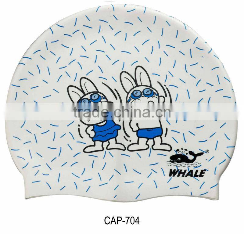 Children designed swim cap,Multi design swimming cap(CAP-300)