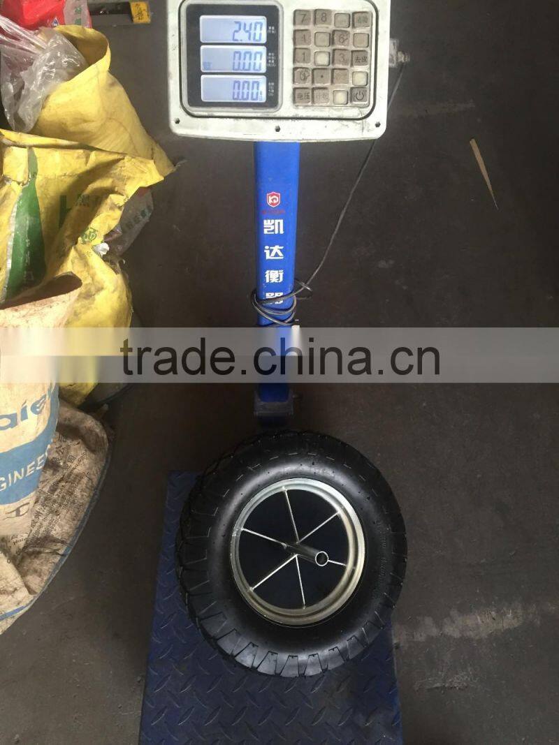 hot sell 4.00-8 pneumatic rubber wheel for wheelbarrow