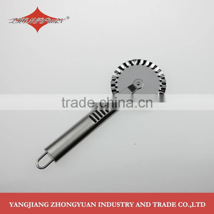 Brand new stainless steel pizza cutter with S/S handle