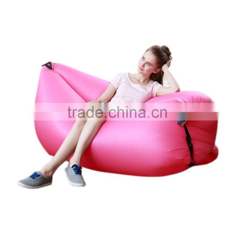 2016 Portable Sofa Lazy Sofa Fast Inflatable Air Sleeping Bag Camping Bed Beach