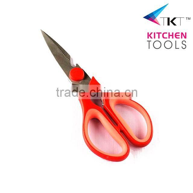 8" FDA utility bottle opener kitchen use meat cutting scissors
