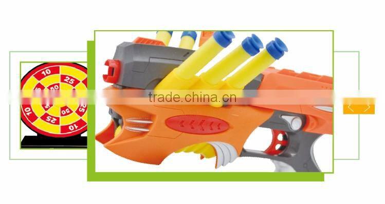 Hot selling good quailty EVA toys soft plastic bullet toy gun